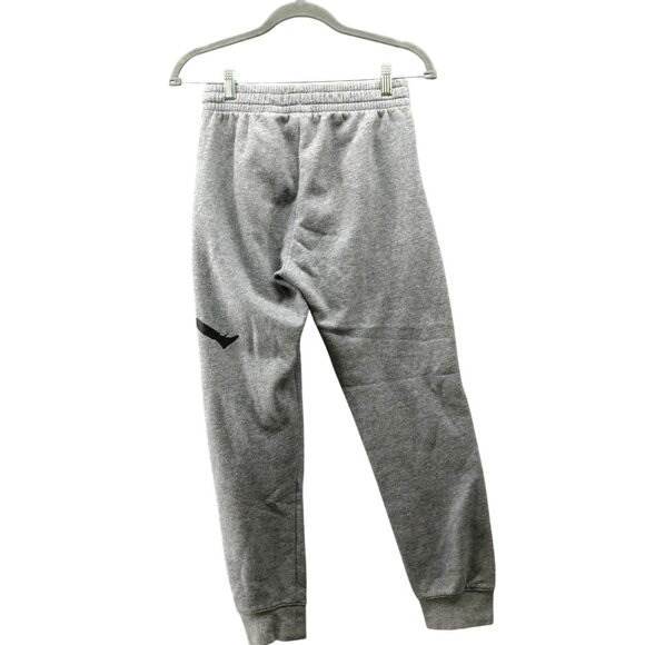 Jordan Youth Kids L (12-13) Jogger Sweatpants Gray Jumpman Fleece - Picture 2 of 7